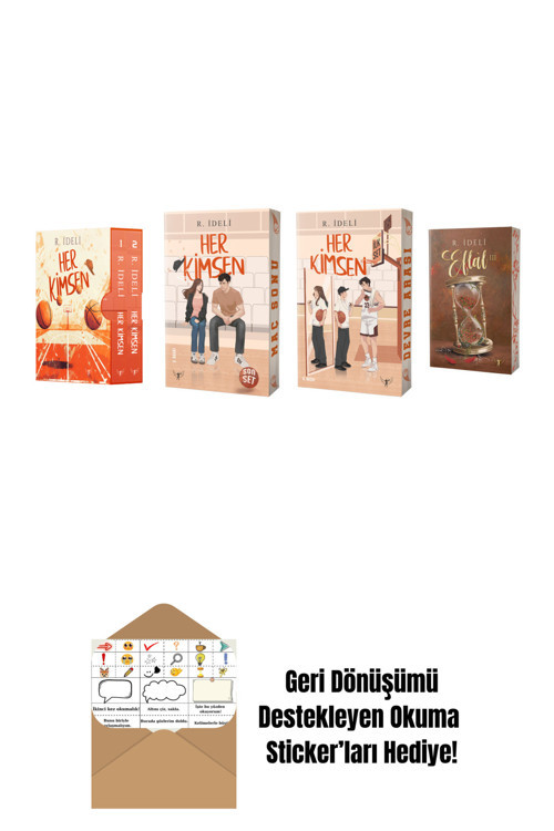 Artemis Yayınları R. İdeli 4 Kitap Set + Okuma Sticker'Ları