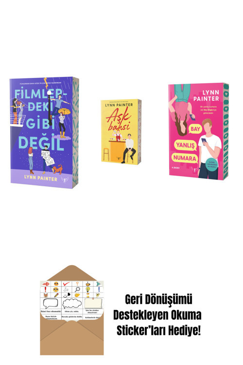 Artemis Yayınları Lynn Painter 3 Kitap Set + Okuma Sticker'Ları