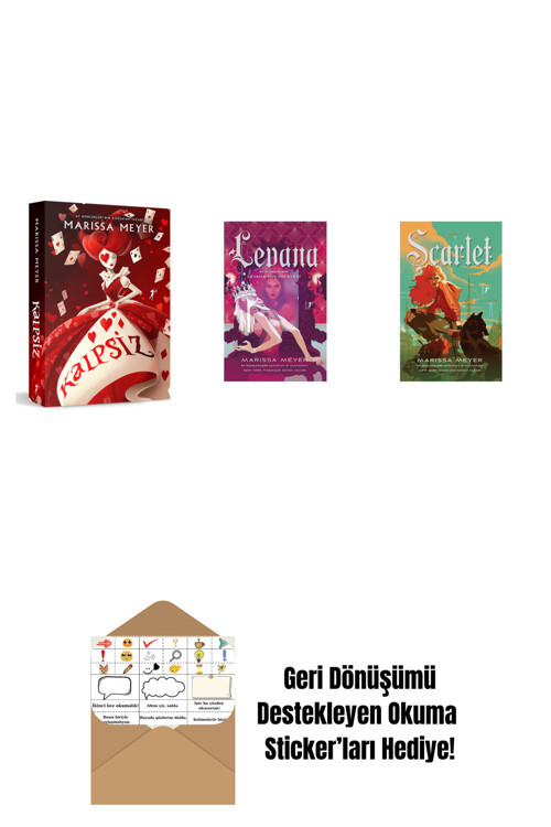 Artemis Yayınları Marissa Meyer 3 Kitap Set + Okuma Sticker'Ları