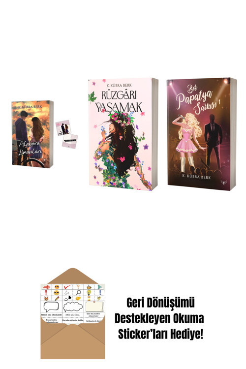 Artemis Yayınları K. Kübra Berk 3 Kitap Set + Okuma Sticker'Ları