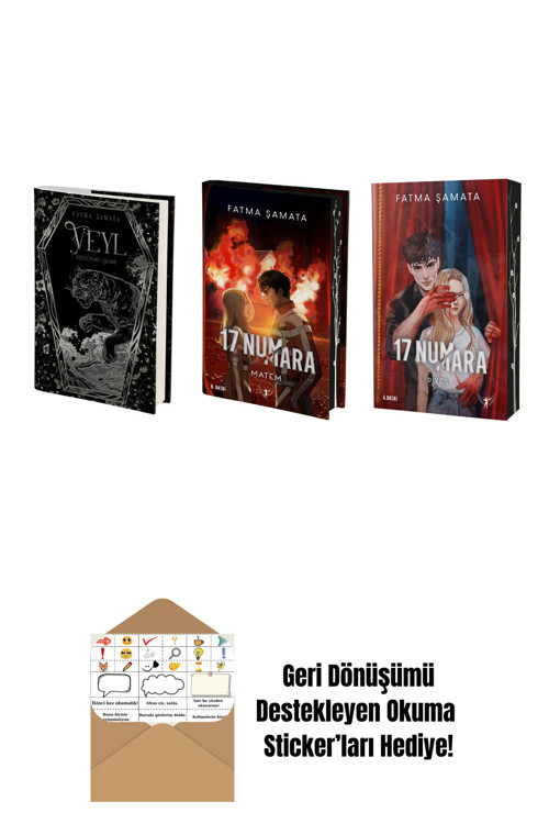 Artemis Yayınları Fatma Şamata 3 Kitap Set + Okuma Sticker'Ları