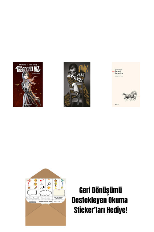 Alfa Yayıncılık Tabancalı Kız (Ciltli) + Fink (Ciltli) + Garanti Karantina + Okuma Sticker'Ları