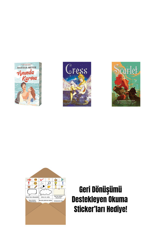 Artemis Yayınları Marissa Meyer 3 Kitap Set + Okuma Sticker'Ları