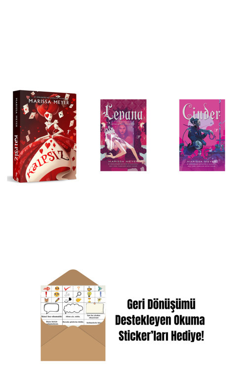 Artemis Yayınları Marissa Meyer 3 Kitap Set + Okuma Sticker'Ları