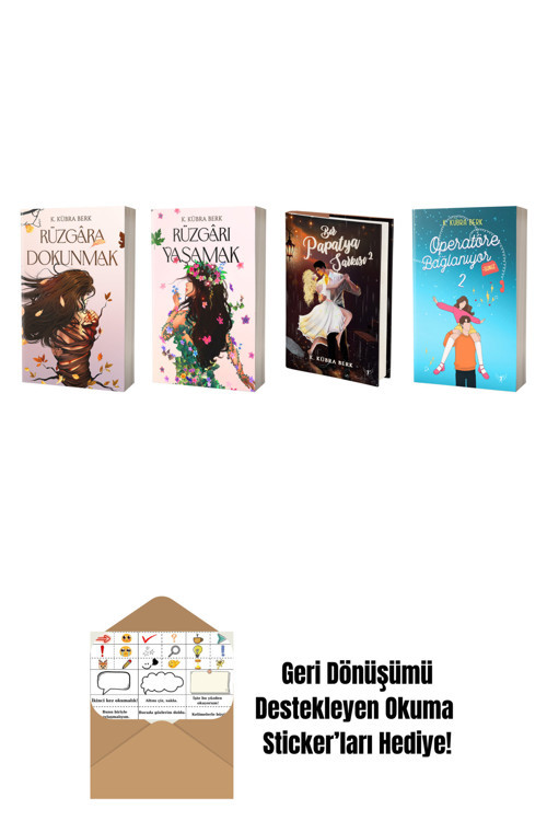 Artemis Yayınları K. Kübra Berk 4 Kitap Set + Okuma Sticker'Ları