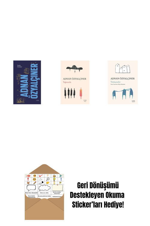 Alfa Yayıncılık Adnan Özyalçıner - Toplu Öyküler (Ciltli) + Yağmurda + Yüzleşmeler + Okuma Sticker'Ları