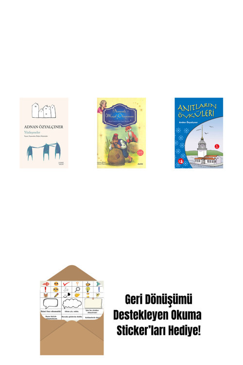 Alfa Yayıncılık Yüzleşmeler + Annemle Masal Okuyorum (Ciltli) + Anıtların Öyküleri + Okuma Sticker'Ları