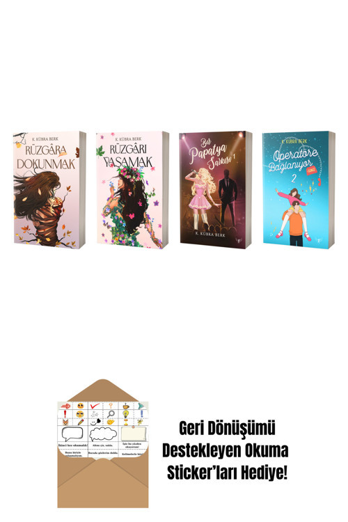 Artemis Yayınları K. Kübra Berk 4 Kitap Set + Okuma Sticker'Ları