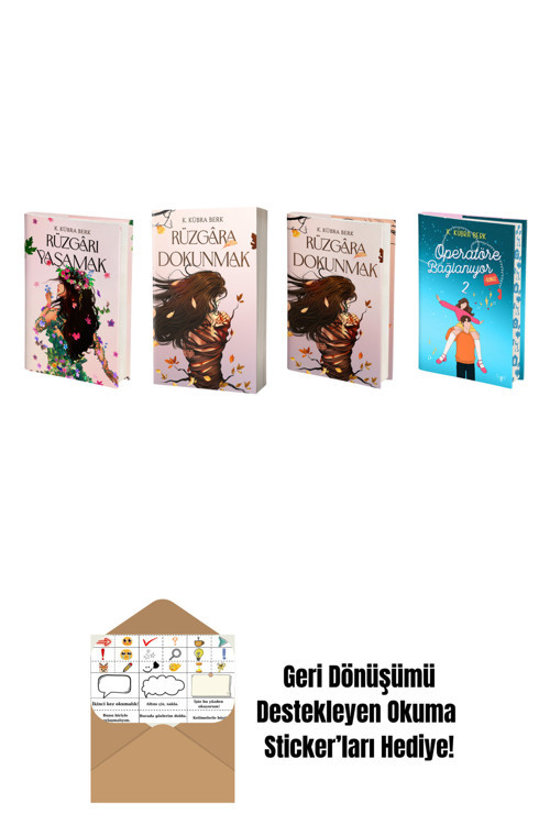 Artemis Yayınları K. Kübra Berk 4 Kitap Set + Okuma Sticker'Ları