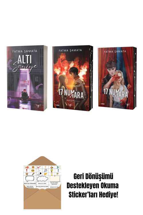 Artemis Yayınları Fatma Şamata 3 Kitap Set + Okuma Sticker'Ları