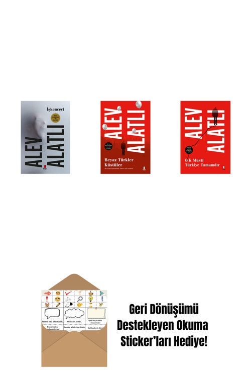 Everest Yayınları İşkenceci + Beyaz Türkler Küstüler + O.K. Musti Türkiye Tamamdır + Okuma Sticker'Ları