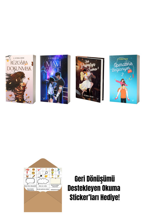 Artemis Yayınları K. Kübra Berk 4 Kitap Set + Okuma Sticker'Ları