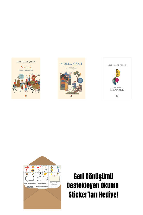 Everest Yayınları Naîmâ + Molla Câmî + Divan Şiirinde İstanbul + Okuma Sticker'Ları