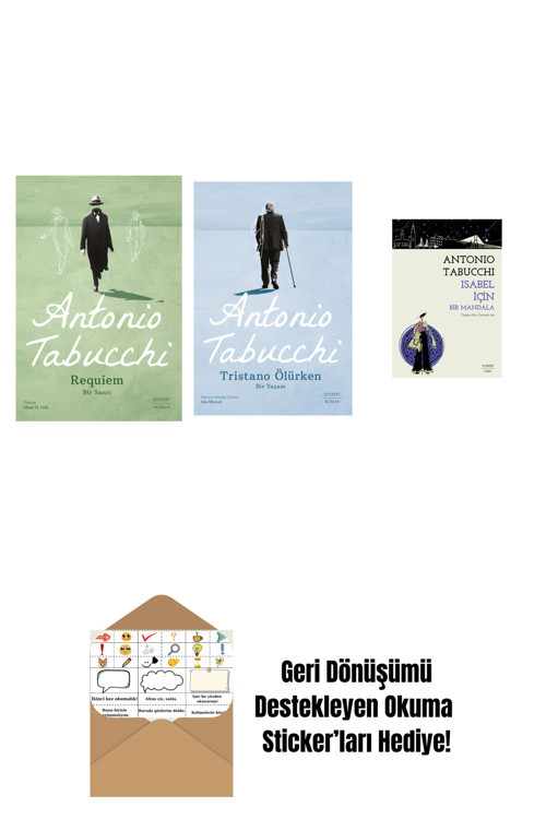 Everest Yayınları Requiem + Tristano Ölürken + Isabel İçin Bir Mandala + Okuma Sticker'Ları