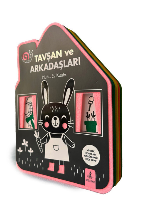 Alfa Yayıncılık Tavşan Ve Arkadaşları (Keçe Kitap) + Ayı Ve Arkadaşları (Keçe Kitap) + Okuma Sticker'Ları