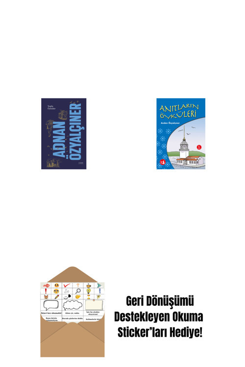 Alfa Yayıncılık Adnan Özyalçıner - Toplu Öyküler (Ciltli) + Anıtların Öyküleri + Okuma Sticker'Ları