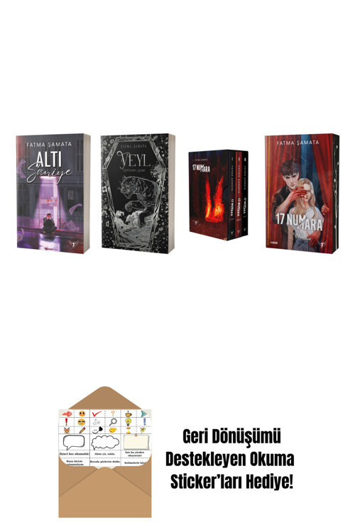 Artemis Yayınları Fatma Şamata 4 Kitap Set + Okuma Sticker'Ları