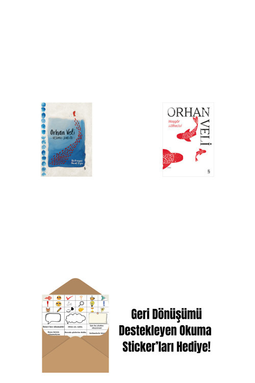 Everest Yayınları Orhan Veli - Resimli Şiirler (Bez Ciltli) + Hoşgör Köftecisi + Okuma Sticker'Ları