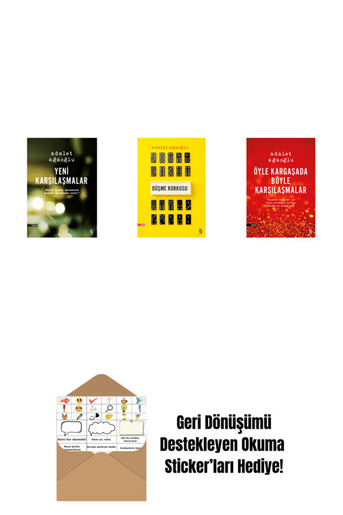 Everest Yayınları Yeni Karşılaşmalar + Düşme Korkusu + Öyle Kargaşada Böyle Karşılaşmalar + Okuma Sticker'Ları