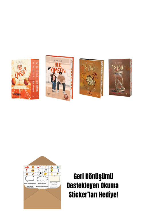Artemis Yayınları R. İdeli 4 Kitap Set + Okuma Sticker'Ları