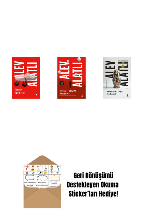 Everest Yayınları Nuke Türkiye + Beyaz Türkler Küstüler + Aydınlanma Değil Merhamet! + Okuma Sticker'Ları