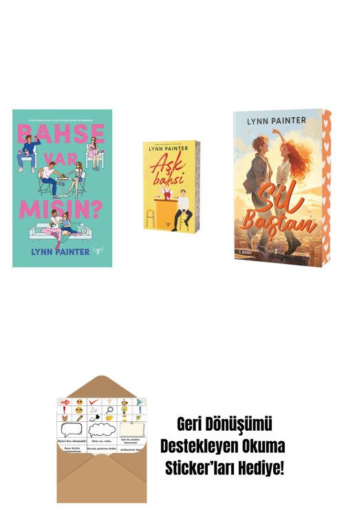 Artemis Yayınları Lynn Painter 3 Kitap Set + Okuma Sticker'Ları