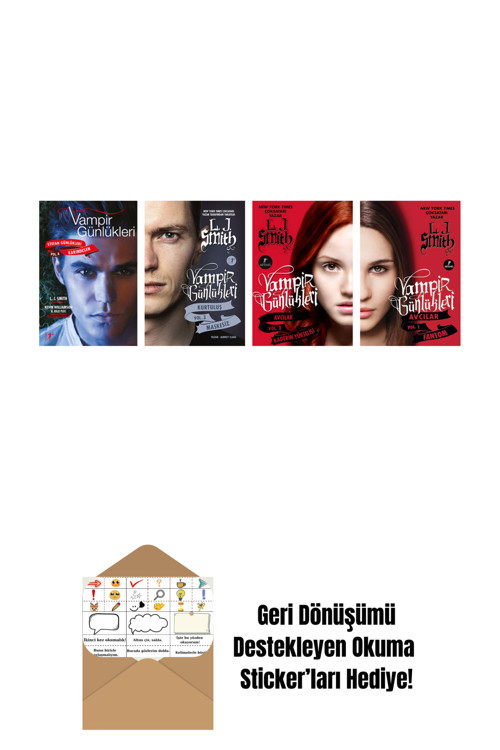 Artemis Yayınları L. J. Smith 4 Kitap Set + Okuma Sticker'Ları