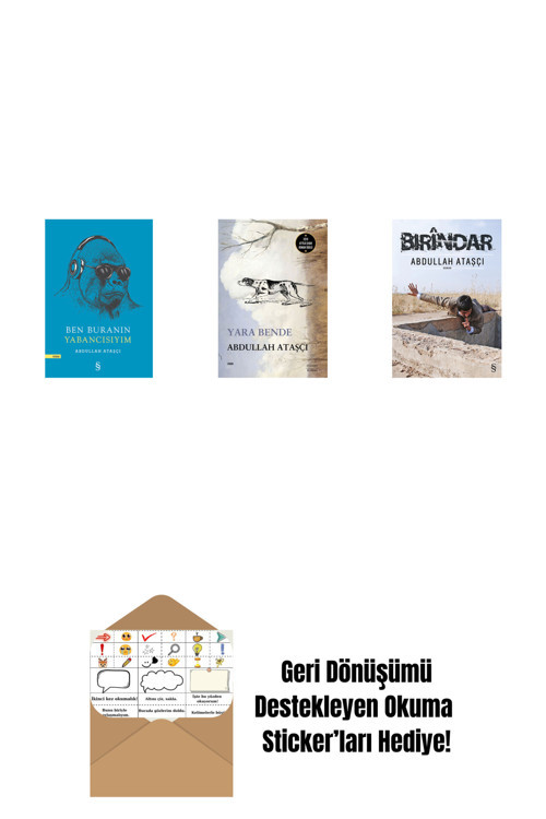 Everest Yayınları Ben Buranın Yabancısıyım + Yara Bende + Bırindar + Okuma Sticker'Ları