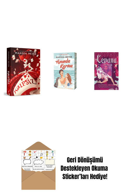 Artemis Yayınları Marissa Meyer 3 Kitap Set + Okuma Sticker'Ları