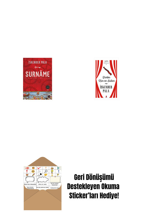 Alfa Yayıncılık Surnâme - Bir Osmanlı Mâcerası + Darbe: Kan Ve Sultan (Ciltli) + Okuma Sticker'Ları