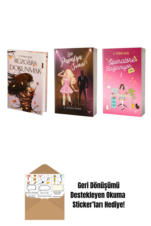 Artemis Yayınları K. Kübra Berk 3 Kitap Set + Okuma Sticker'Ları