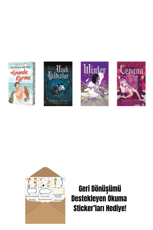 Artemis Yayınları Marissa Meyer 4 Kitap Set + Okuma Sticker'Ları