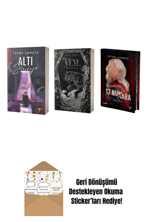 Artemis Yayınları Fatma Şamata 3 Kitap Set + Okuma Sticker'Ları