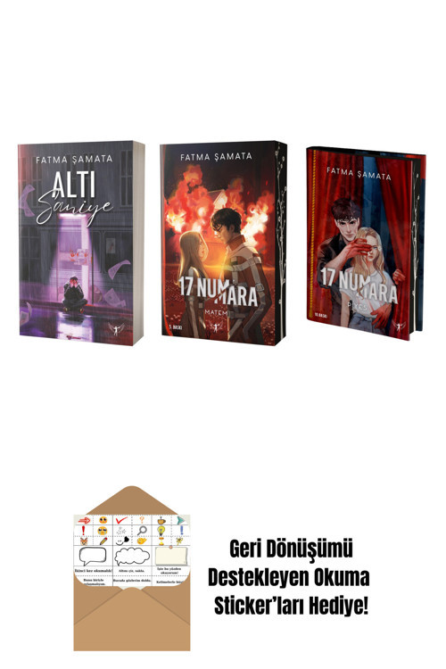 Artemis Yayınları Fatma Şamata 3 Kitap Set + Okuma Sticker'Ları