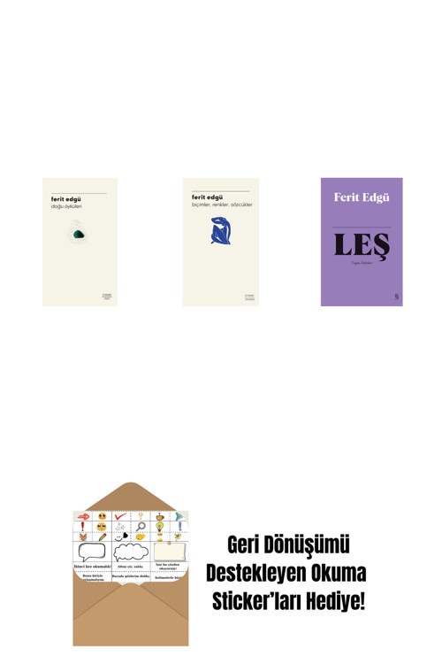 Alfa Yayıncılık Doğu Öyküleri + Biçimler, Renkler, Sözcükler + Leş (Bez Ciltli) + Okuma Sticker'Ları
