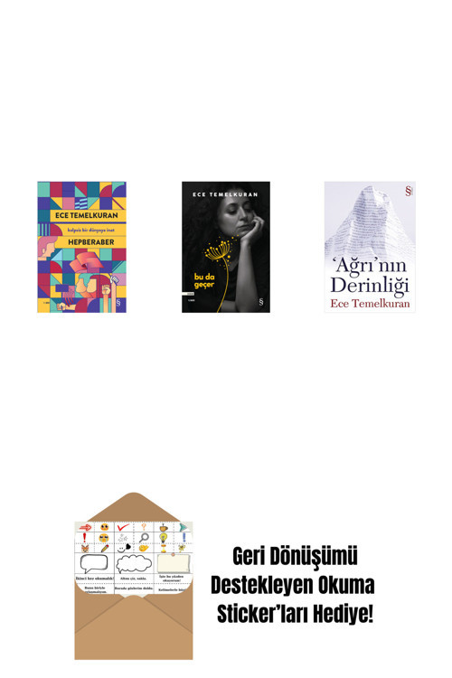 Everest Yayınları Hepberaber + Bu Da Geçer + 'Ağrı'Nın Derinliği + Okuma Sticker'Ları