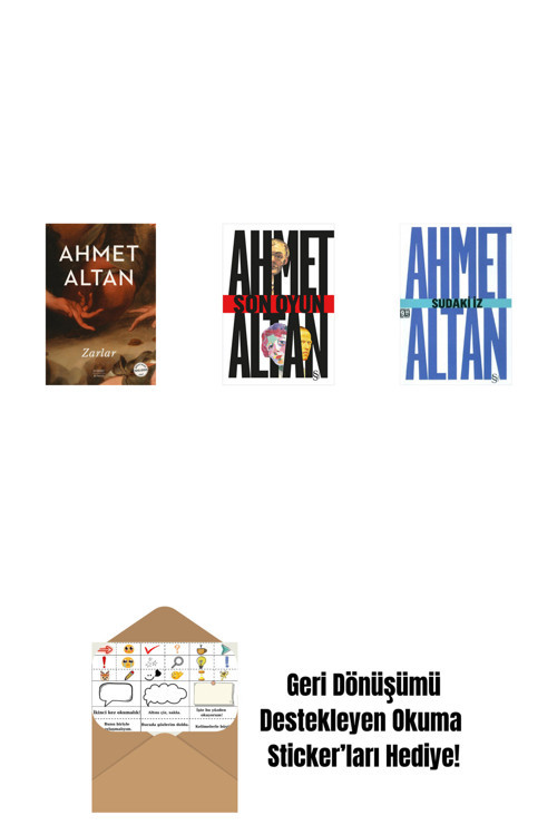Everest Yayınları Zarlar + Son Oyun + Sudaki İz (Cep Boy) + Okuma Sticker'Ları