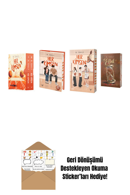 Artemis Yayınları R. İdeli 4 Kitap Set + Okuma Sticker'Ları