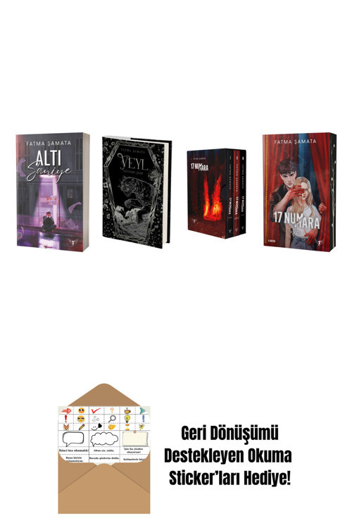 Artemis Yayınları Fatma Şamata 4 Kitap Set + Okuma Sticker'Ları