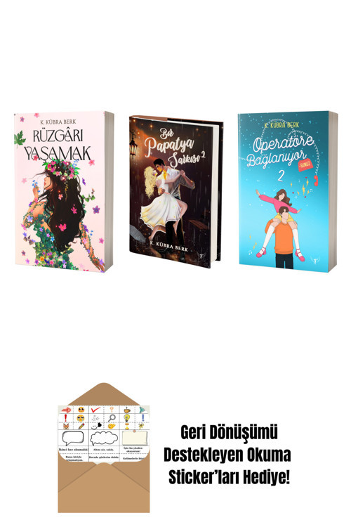 Artemis Yayınları K. Kübra Berk 3 Kitap Set + Okuma Sticker'Ları