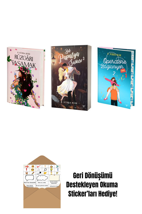 Artemis Yayınları K. Kübra Berk 3 Kitap Set + Okuma Sticker'Ları