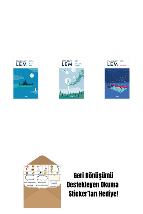Alfa Yayıncılık Yukarı Kale (Sl11) + Gelecekbilim Kongresi (Sl7) + Kör Talih (Sl6) + Okuma Sticker'Ları