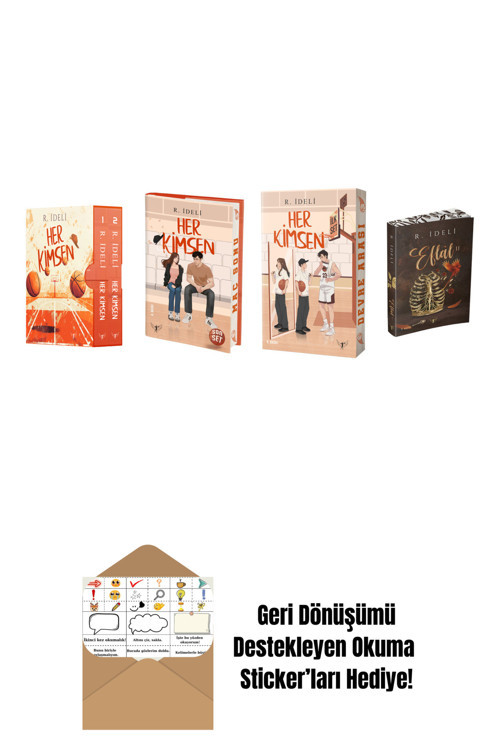 Artemis Yayınları R. İdeli 4 Kitap Set + Okuma Sticker'Ları