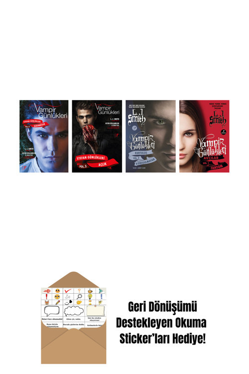Artemis Yayınları L. J. Smith 4 Kitap Set + Okuma Sticker'Ları