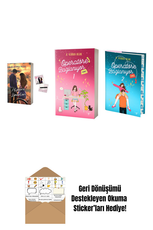 Artemis Yayınları K. Kübra Berk 3 Kitap Set + Okuma Sticker'Ları