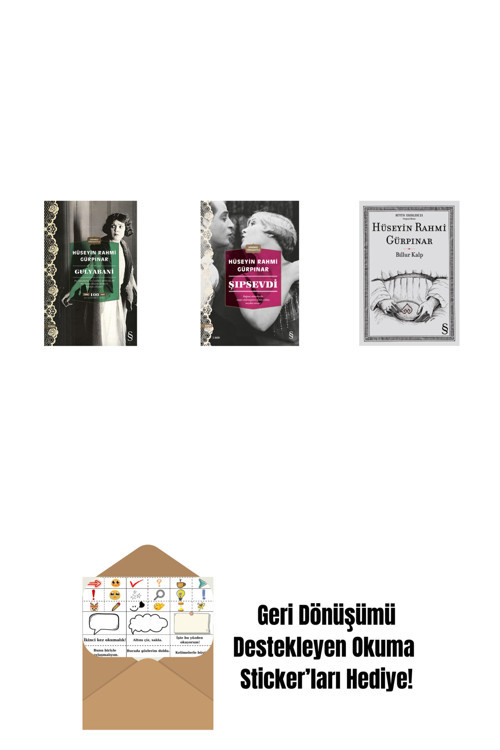 Everest Yayınları Gulyabani (Cep Boy) + Şıpsevdi (Günümüz Türkçesiyle) + Billur Kalp + Okuma Sticker'Ları