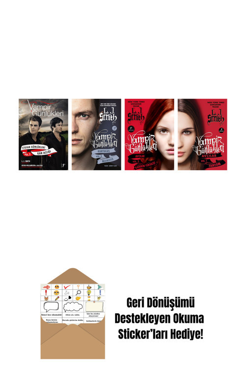 Artemis Yayınları L. J. Smith 4 Kitap Set + Okuma Sticker'Ları
