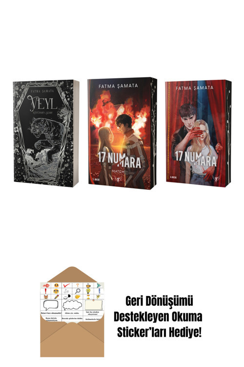 Artemis Yayınları Fatma Şamata 3 Kitap Set + Okuma Sticker'Ları