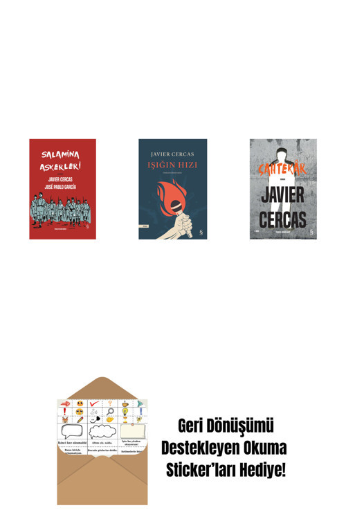 Everest Yayınları Salamina Askerleri (Çizgi Roman - Ciltli) + Işığın Hızı + Sahtekâr + Okuma Sticker'Ları