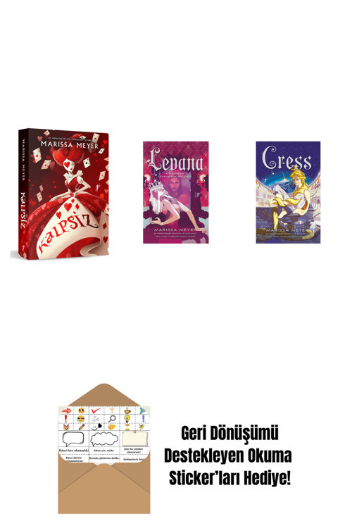 Artemis Yayınları Marissa Meyer 3 Kitap Set + Okuma Sticker'Ları